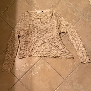 Knit Sweater in Cream